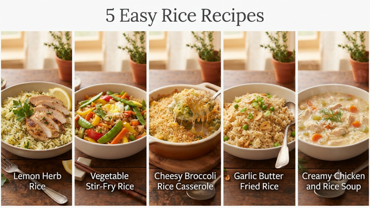 5 Easy Rice Recipes From Soup to Stir-Fry