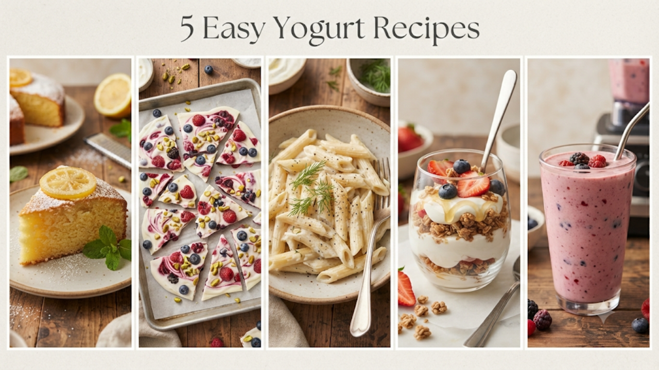 5 Easy Yogurt Recipes From Smoothies to Cake